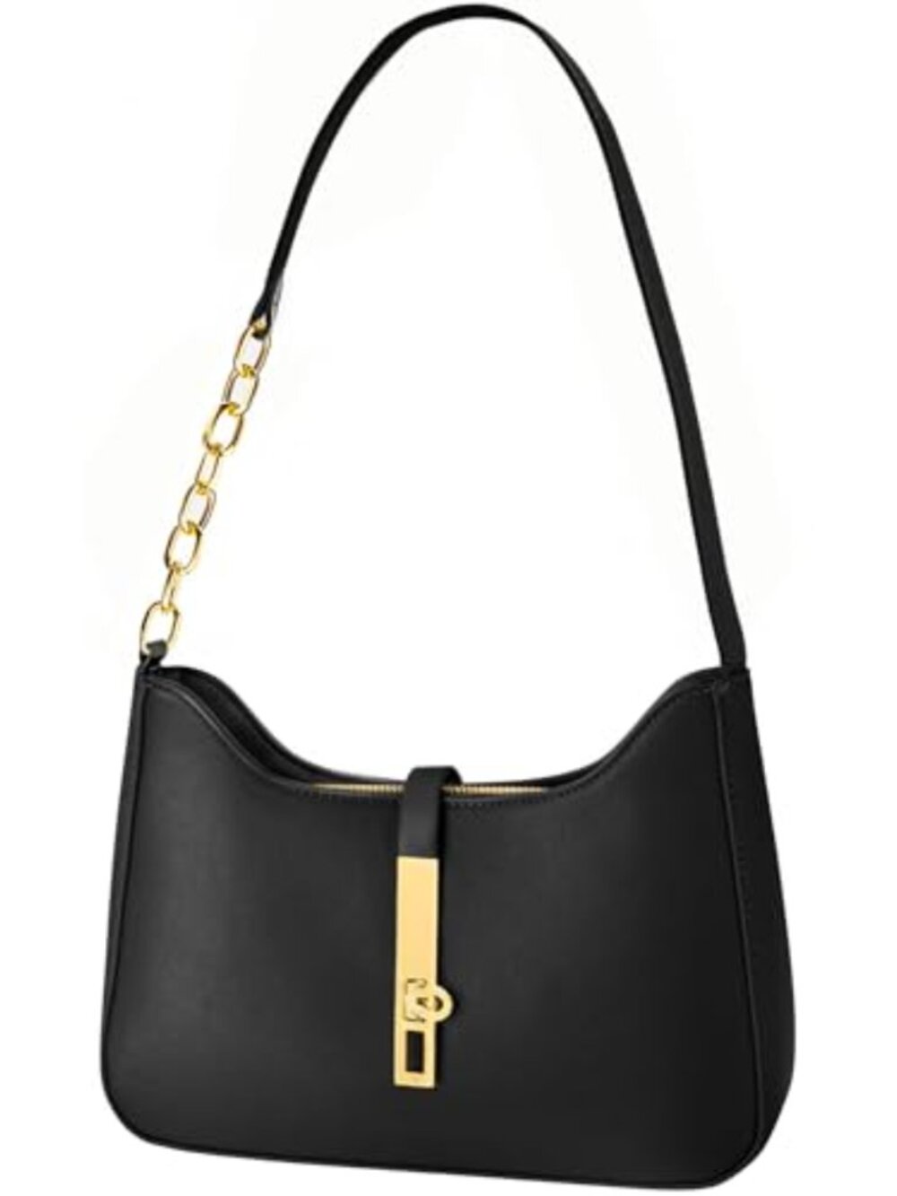 Small Vegan Leather Hobo Shoulder Bag Women Crossbody Purse